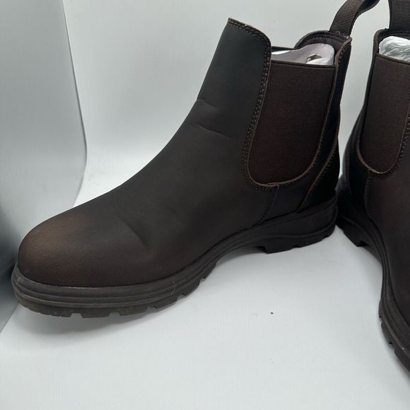 CUSHIONAIRE Women's Britain slip on chelsea boot +Memory Foam 8.5 ESPRESSO - Picture 7 of 7
